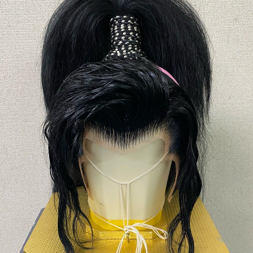 日本髪かつら 桃割れ 舞台 舞踊 大衆演劇 小サイズ 軽量 桃割れ かつら