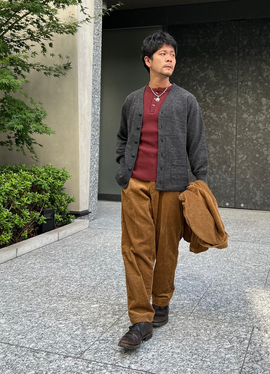 太畝コーデュロイパンツを使ったコーディネート 【WEST】 – JELADO