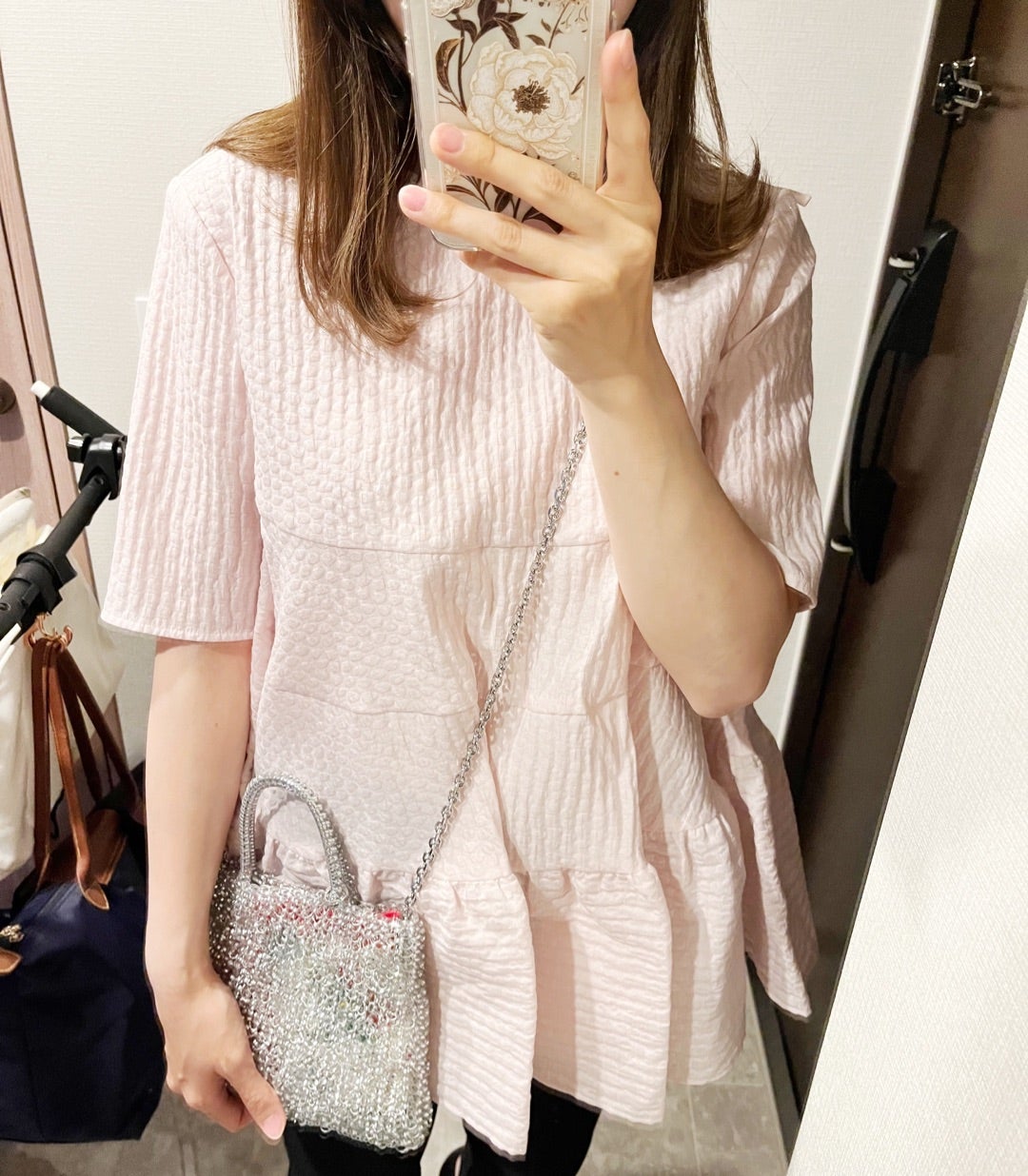 コーデ】yoriのフクレティアードブラウス | アメリカで2人の子育て