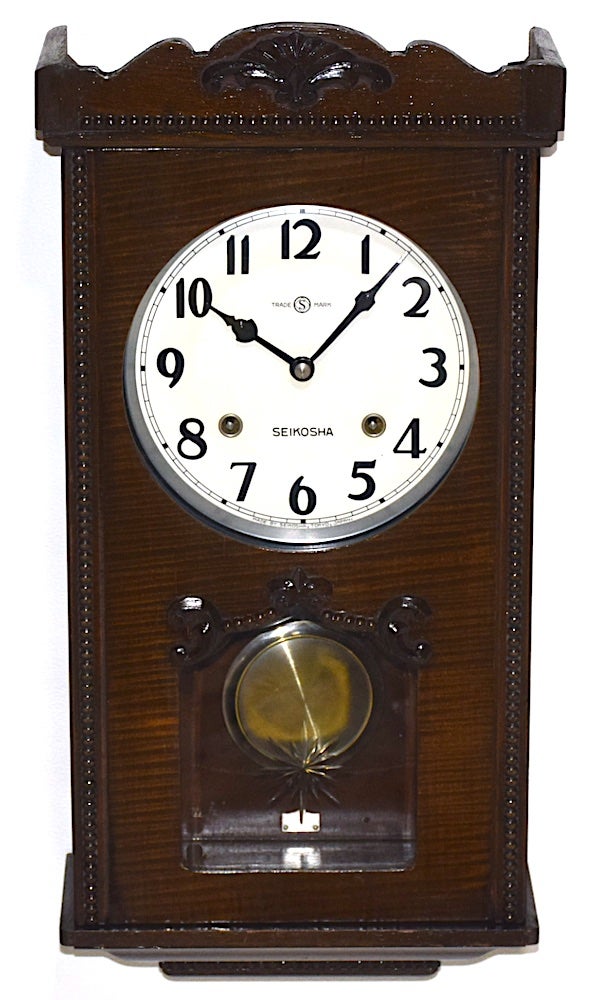 精工舎 宮型柱時計 昭和30年頃【W339】 | れとろくろっく 時々ぃ猫 新