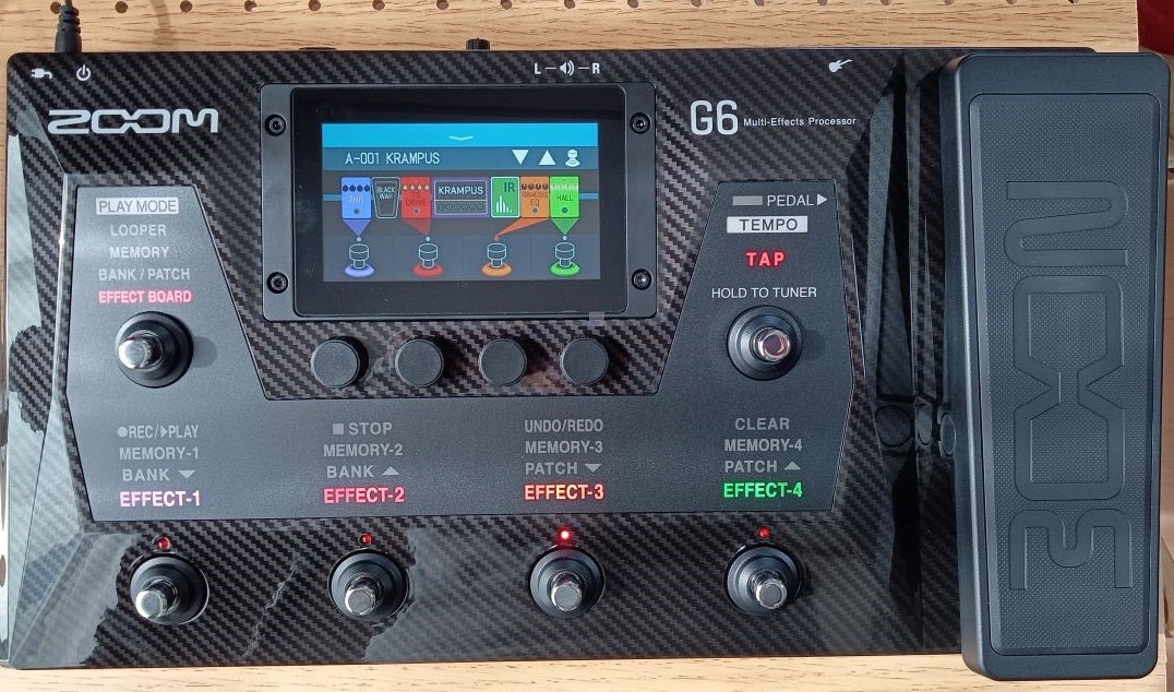 マルチエフェクター：ZOOM G6について | ギター徒然草