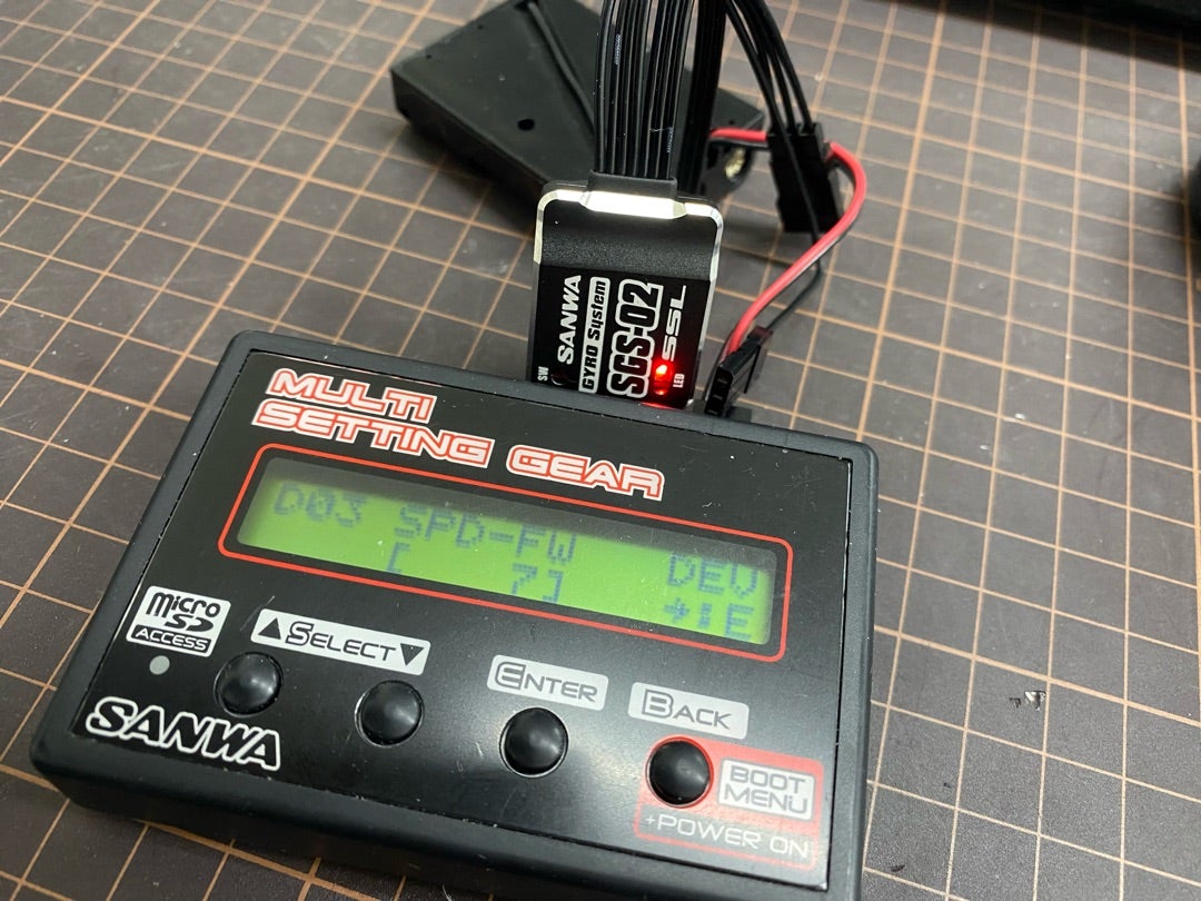 サンワ SGS-02ジャイロをセットする準備 | buellyoshiのブログ