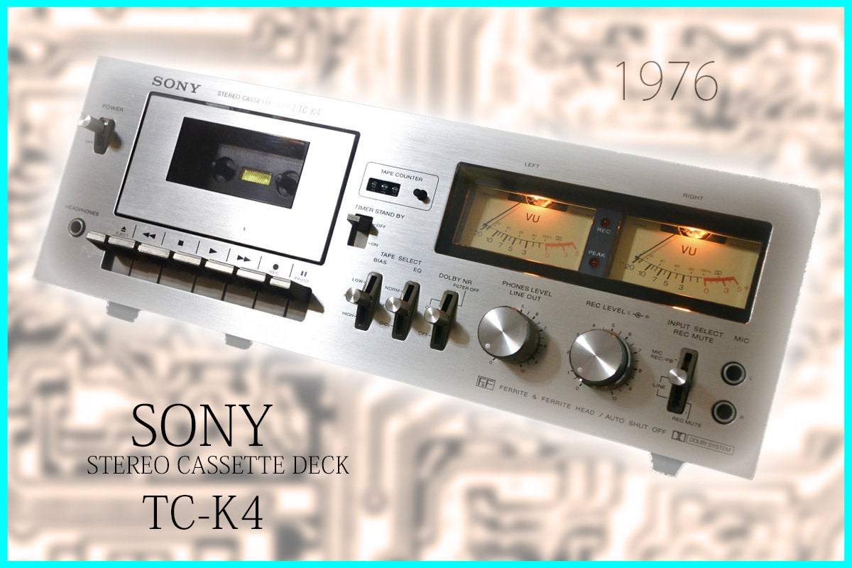 ソニーカセットデッキ「TC-K4」を修理してみました | ヨッシーハイムannex