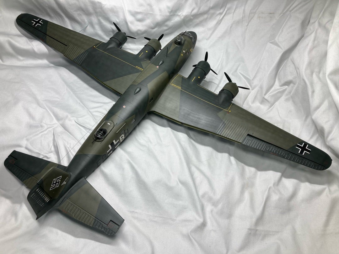 モノクローム 1/48 ドイツ空軍 フォッケウルフ Fw200C-4 コンドル 完成