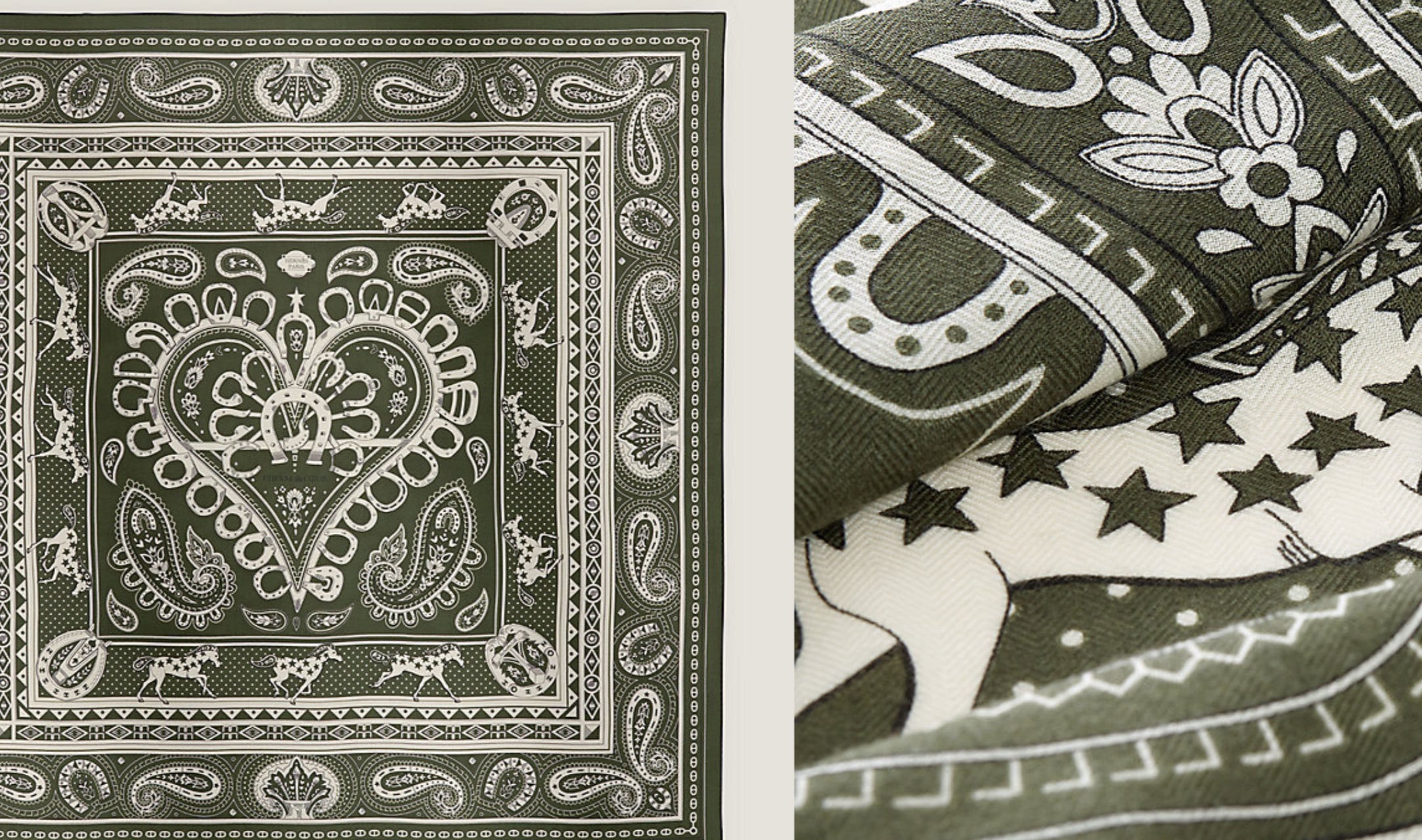 カレジェアン《シュヴァル・ドゥ・クール・バンダナ》エルメス新作エル