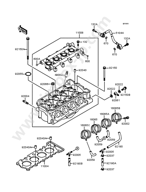 Motorcycle parts KAWASAKI ZX250-C7 1999 — IMPEX JAPAN
