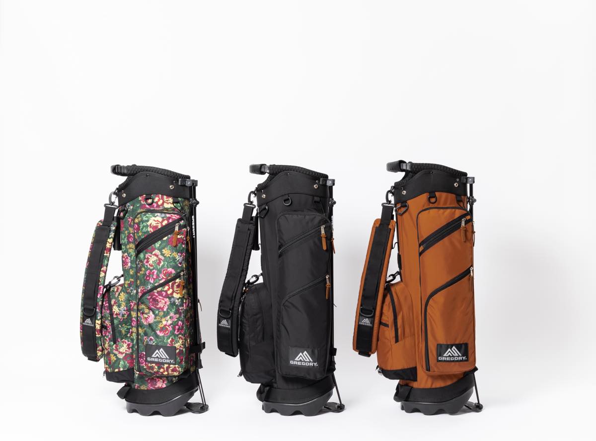 見慣れたグレゴリーのカラーやディテールのゴルフバッグってなんだか