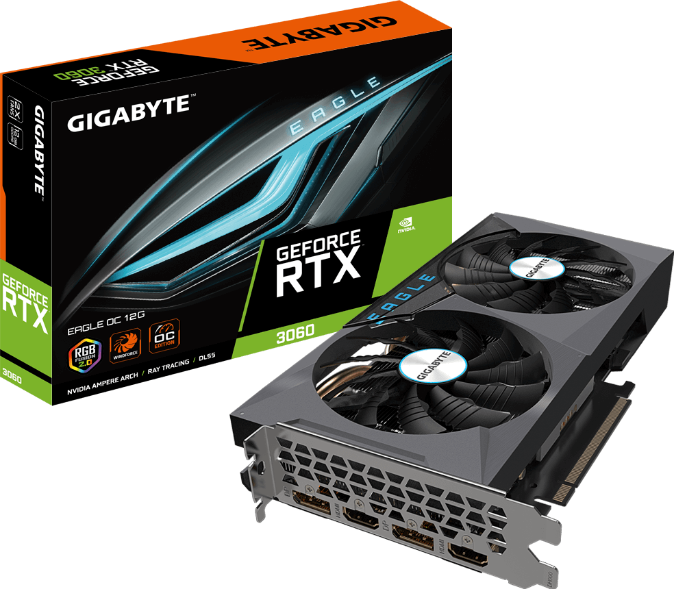 GeForce RTX™ 3060 EAGLE OC 12G (Rev. 2.0) - GIGABYTE Global
