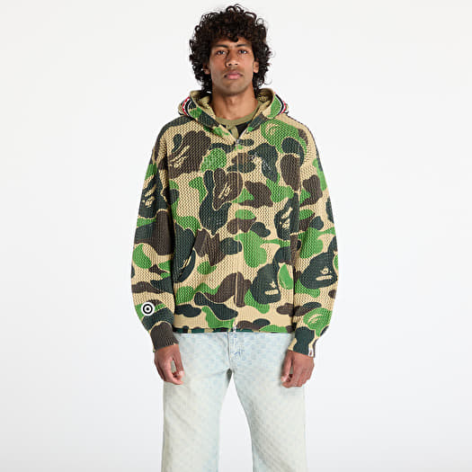 Sweaters A BATHING APE Abc Camo Crochet Relaxed Fit Shark Full Zip