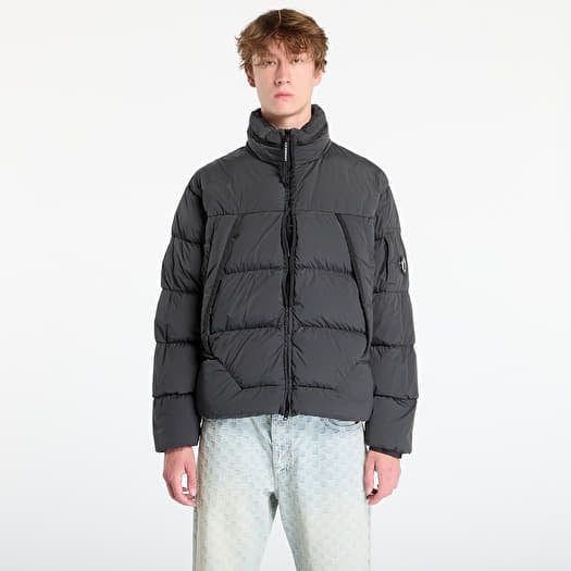 Men's jackets C.P. Company Nycra-R Hooded Down Jacket Dark Shadow