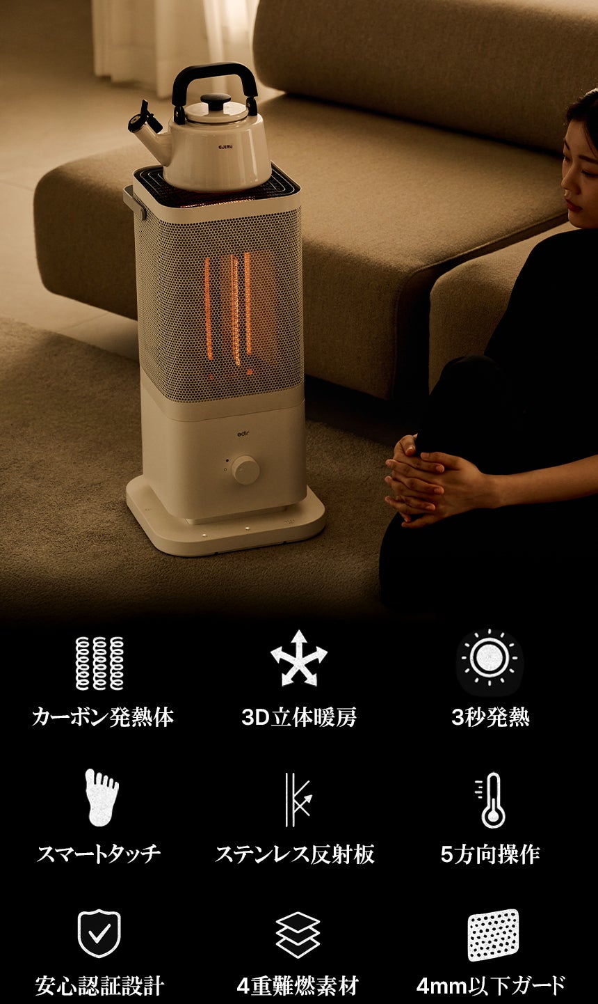 第2弾】暖房のパーソナライズ化。5面個別温調・3D暖房の次世代カーボン