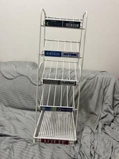 昭和レトロ アンティーク ガム棚 LOTTE ヴィンテージ ディスプレイ