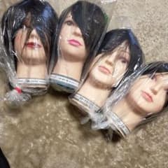 haha.＊・お引越しsale☆+.＊様 美容師用実技試験ウィッグ 4点セット