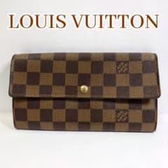 良品 ルイヴィトン ダミエ ポルトフォイユサラ 型番N61726/CA1025