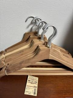 無印良品 レッドシダー ハンガー 10本セット 新品未使用 木製 - メルカリ