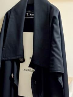 本日限定価格】ANREALAGE ブラック オープンフロントジャケット OS