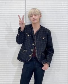 BTS Vテテ 着用 ツイードジャケット - メルカリ