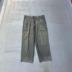 80s Givenchy イタリア製 2タック スラックス モールスキン パンツ