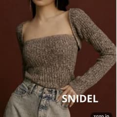 snidel ビスチェニットセットカーディガン - メルカリ