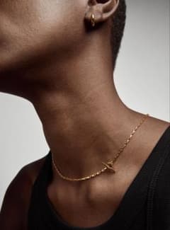 ALL BLUES】FOLD NECKLACE 42cm - メルカリ