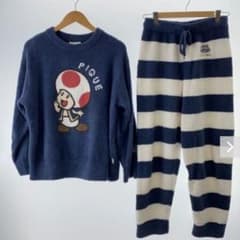 ジェラートピケ×スーパーマリオ☆キノピオ☆パジャマ☆セットアップ