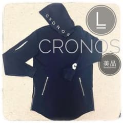 CRONOS】クロノス パーカー ポケットジップ ネイビー - メルカリ