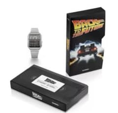 希少 CASIO × バック・トゥ・ザ・フューチャー コラボ時計 & ポスター