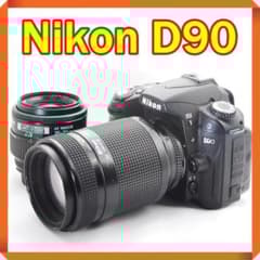 Nikon D90 一眼レフカメラ スマホ転送 ダブルレンズセット ニコン