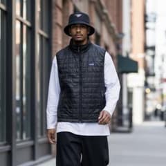 w887】Patagonia ナノパフ ベスト プリマロフト ブラック テック