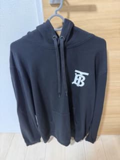 希少サイズ 極備品 XL BURBERRY TBロゴ パーカー ブラック - メルカリ