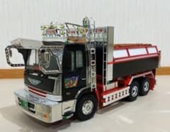 アオシマ1/32 デコトラプラモデル完成品 日野プロフィアダンプ - メルカリ