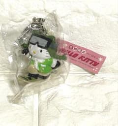 当時物 サンリオ ハローキティ 冬期限定 スノーボード キーホルダー