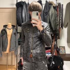 y2k archive vkei レザージャケット お兄系 ギャル 平成 - メルカリ