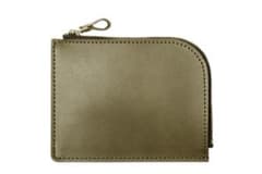 未開封 土屋鞄 ナチューラ ヌメ革 Lファスナー カーキグリーン 限定