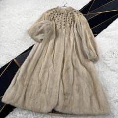 裾周り205㎝ 総丈120㎝ ミンク コート カナダ産 XL相当 AA168 - メルカリ