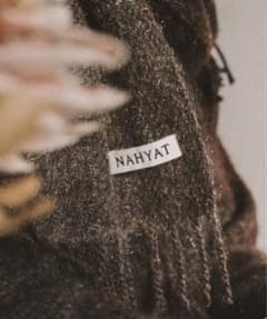 L'ECHOPPE【NAHYAT /ナヤット】別注 モヘア MIX ストール - メルカリ