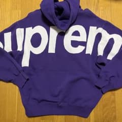 Supreme シュプリーム フーデッド ビッグロゴ パーカー キムタク着 紫