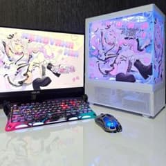猫山みあ×ELSAコラボケース ゲーミングPC】デスクトップ／キャラクター
