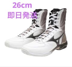 MIZUNO ボクシングシューズ ウエーブモンスターWhite 26cm - メルカリ