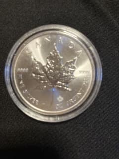 最終値下げ❗️2020年発行のカナダ1オンスメイプルリーフ銀貨 - メルカリ