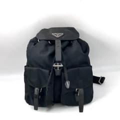 PRADA 3113 プラダ リュックサック バックパック ポコノ 黒 - メルカリ