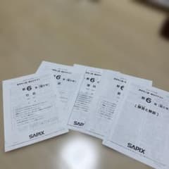 2025年度SAPIX 新6年 新学年入室、組み分けテスト - メルカリ