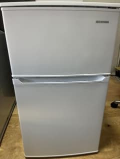 福岡市引取り限定 IRIS OHYAMA 冷蔵庫 IRSD-9B-W 90L - メルカリ