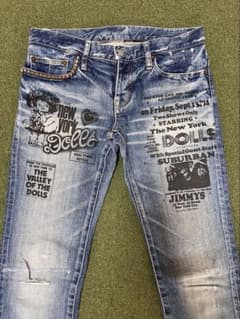 ヒステリックグラマー New York Dolls デニムパンツ - メルカリ