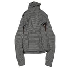 number nine 05aw ハイストリート期 ボーダーハイネックカットソー