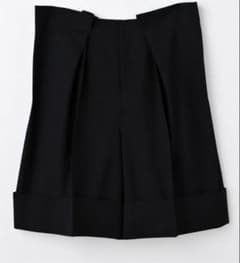 ENFOLD 25AW パンツ ハーフ タック 38 ブラック 使用1回美品 - メルカリ