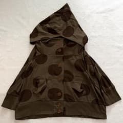 ヴィヴィアンウエストウッド パーカー 魔女フード ドット カーキ