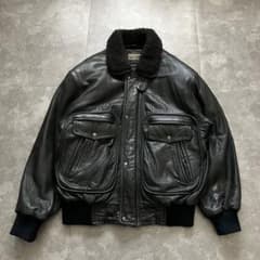 90s vintage G-1 flight leather jacket 羊革 - メルカリ