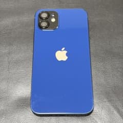iPhone12 64GB バッテリー残量87% ブルー + 箱,充電ケーブル - メルカリ
