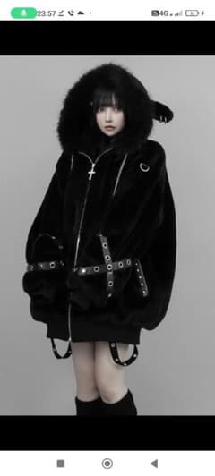 DimMoire【ディムモアール】BABY SHEEPファーパーカーII 黒 - メルカリ